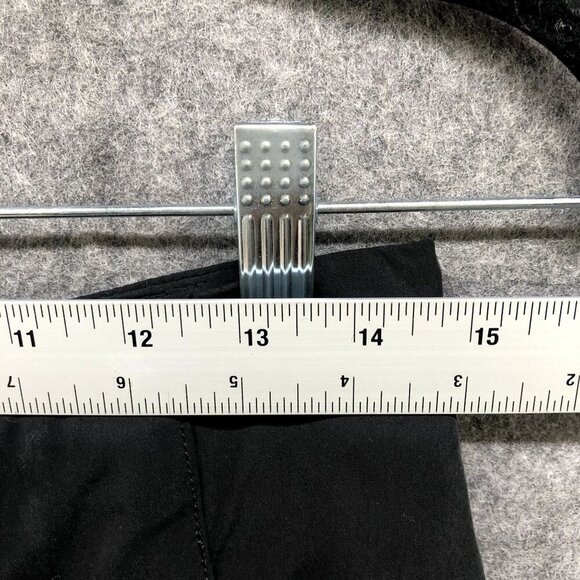 Anthropologie High Rise Tapered Pants Womens S Black Buckle Front Relaxed Modal - Picture 6 of 10